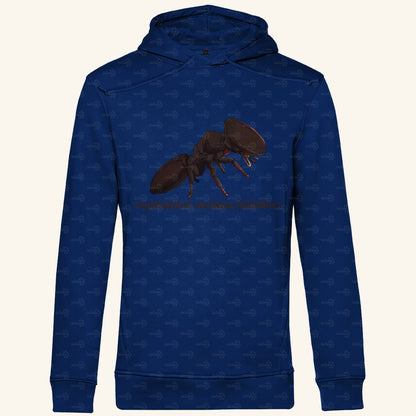Herren Bio Hoodie mit Seitentaschen | Schildkrötenameise Cephalotes varians soldier