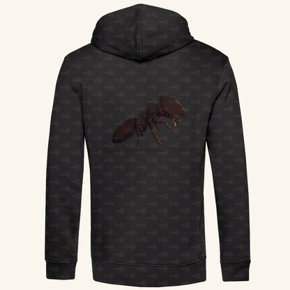 Herren Bio Hoodie mit Seitentaschen | Schildkrötenameise Cephalotes varians soldier