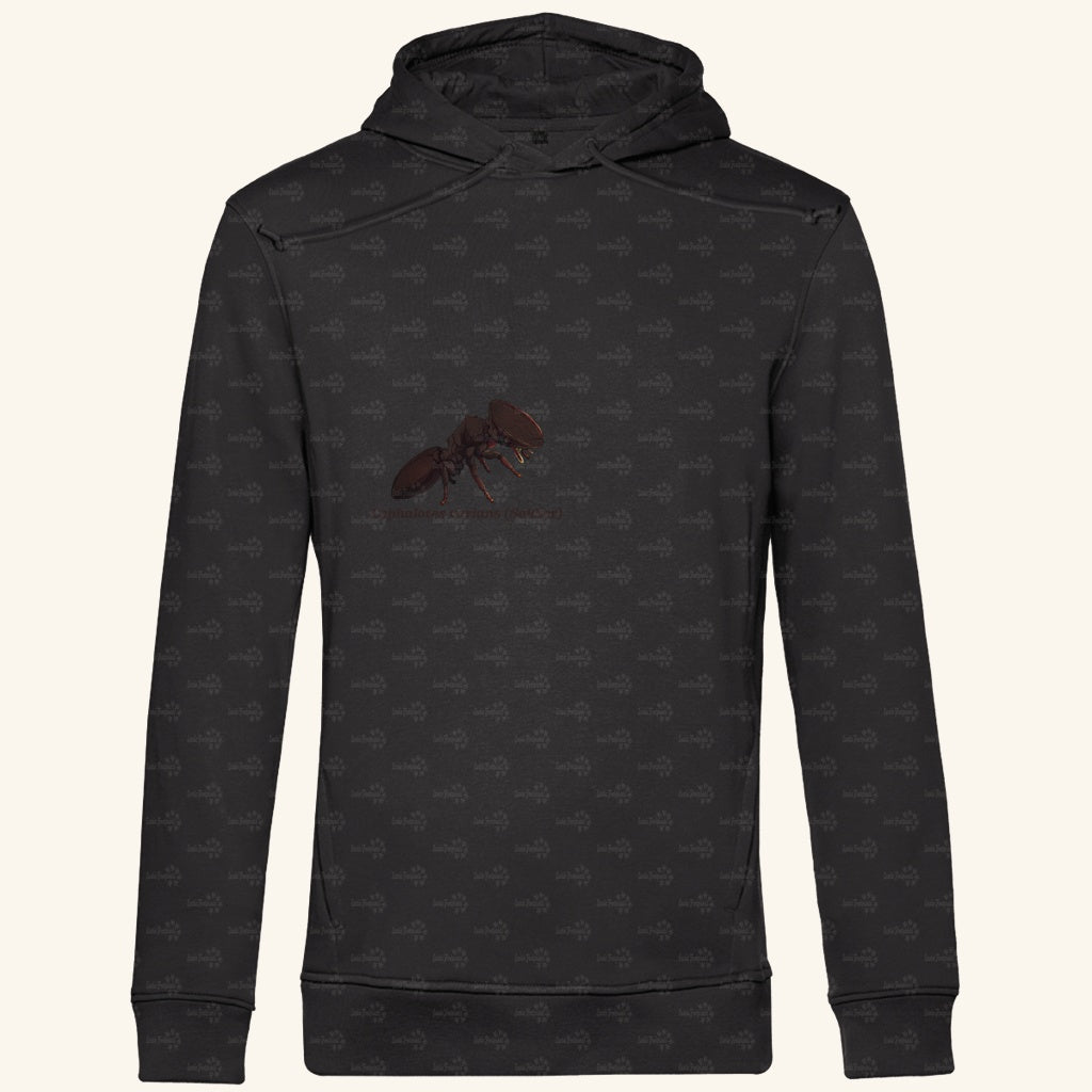 Herren Bio Hoodie mit Seitentaschen | Schildkrötenameise Cephalotes varians soldier