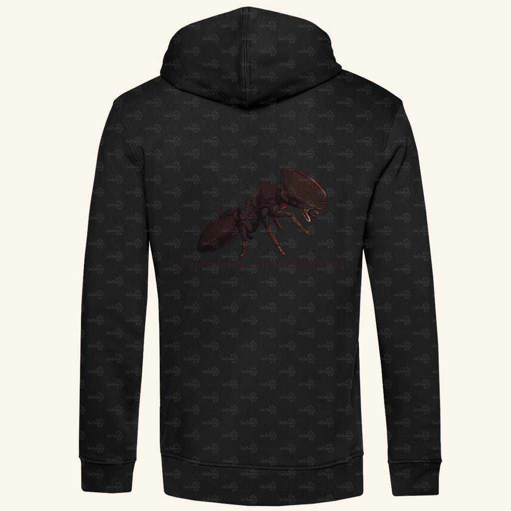 Herren Bio Hoodie mit Seitentaschen | Schildkrötenameise Cephalotes varians soldier