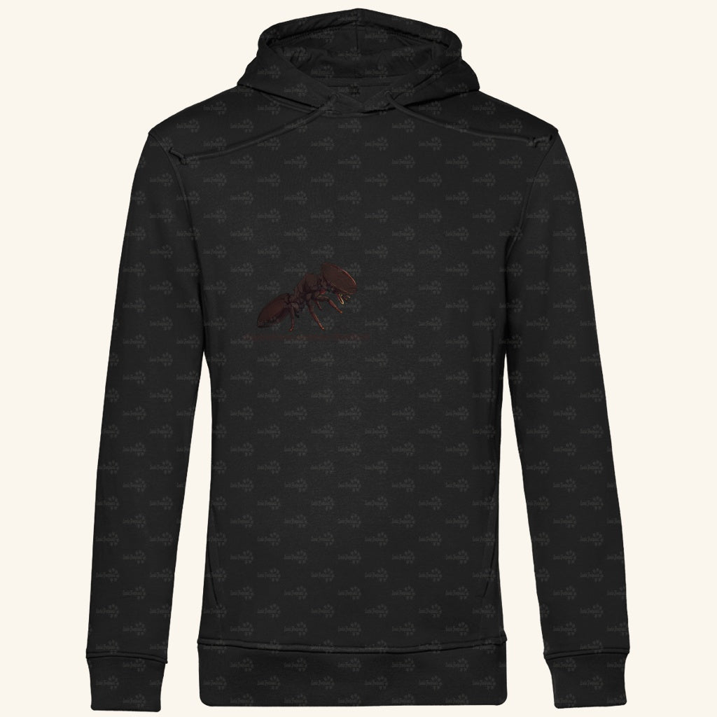 Herren Bio Hoodie mit Seitentaschen | Schildkrötenameise Cephalotes varians soldier