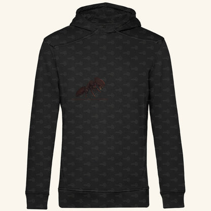Herren Bio Hoodie mit Seitentaschen | Schildkrötenameise Cephalotes varians soldier