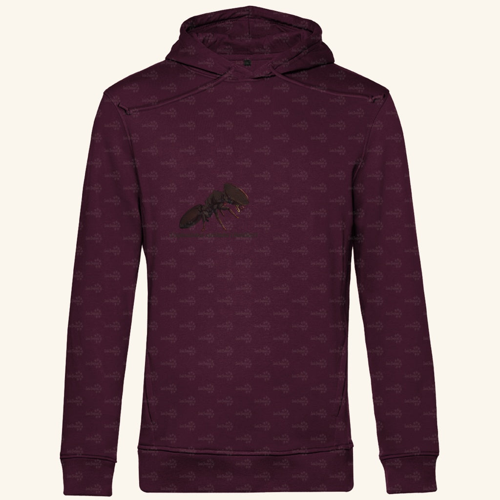 Herren Bio Hoodie mit Seitentaschen | Schildkrötenameise Cephalotes varians soldier