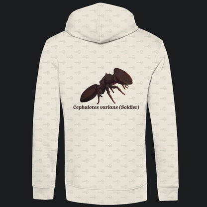Herren Bio Hoodie mit Seitentaschen | Schildkrötenameise Cephalotes varians soldier