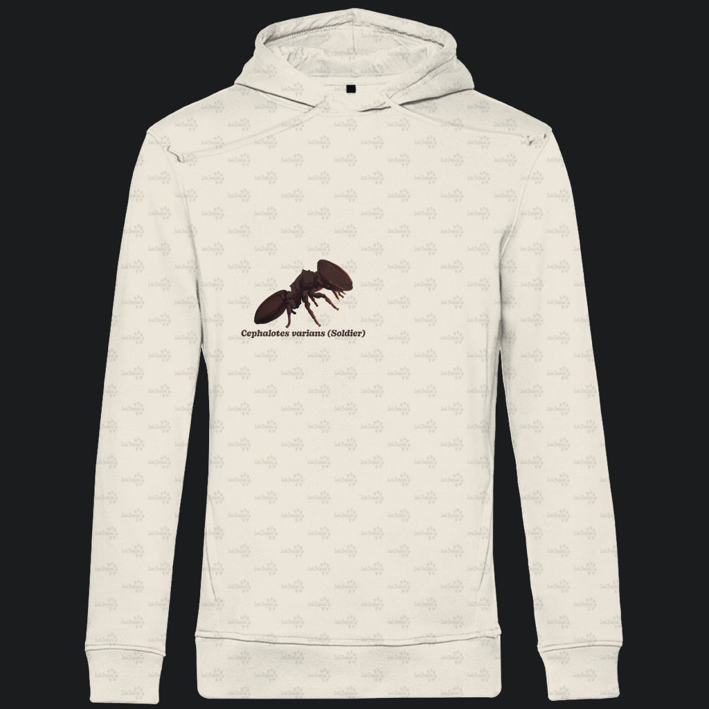 Herren Bio Hoodie mit Seitentaschen | Schildkrötenameise Cephalotes varians soldier