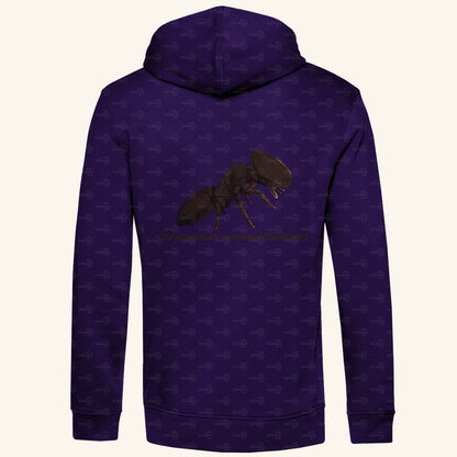 Herren Bio Hoodie mit Seitentaschen | Schildkrötenameise Cephalotes varians soldier