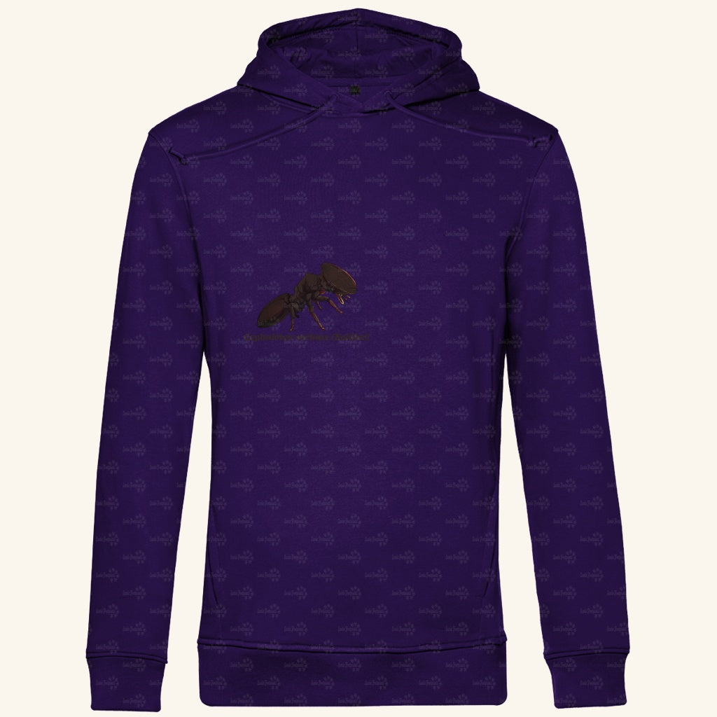 Herren Bio Hoodie mit Seitentaschen | Schildkrötenameise Cephalotes varians soldier