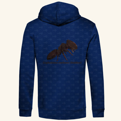 Herren Bio Hoodie mit Seitentaschen | Schildkrötenameise Cephalotes varians soldier