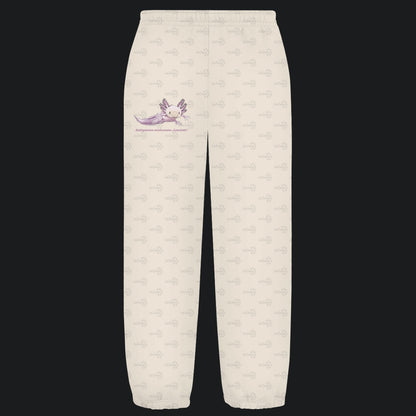 Kuschelige Unisex Sweatpants | Axolotl Ambystoma mexicanum Leucistic