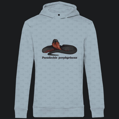 Herren  Bio Hoodie mit Seitentaschen | Rotbäuchige Schwarzotter  Pseudechis porphyriacus