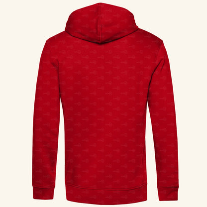 Herren  Bio Hoodie mit Seitentaschen | Rotbäuchige Schwarzotter  Pseudechis porphyriacus