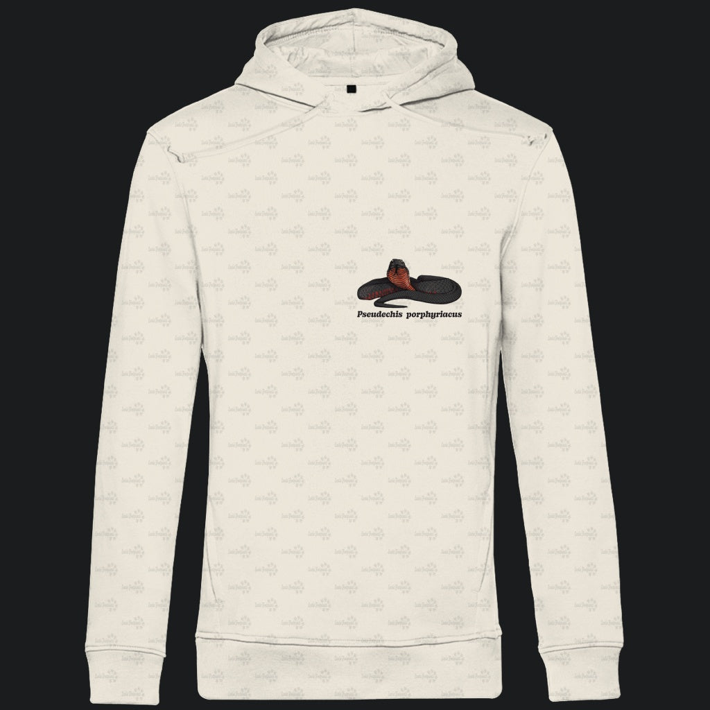 Herren  Bio Hoodie mit Seitentaschen | Rotbäuchige Schwarzotter  Pseudechis porphyriacus