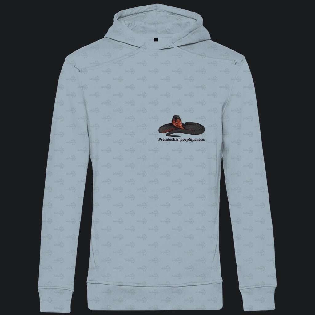 Herren  Bio Hoodie mit Seitentaschen | Rotbäuchige Schwarzotter  Pseudechis porphyriacus