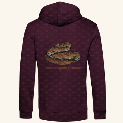 Herren Bio Hoodie mit Seitentaschen | Kornnatter  Cornsnake Pantherophis guttatus