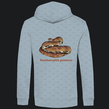 Herren Bio Hoodie mit Seitentaschen | Kornnatter  Cornsnake Pantherophis guttatus