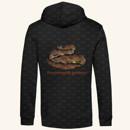 Herren Bio Hoodie mit Seitentaschen | Kornnatter  Cornsnake Pantherophis guttatus