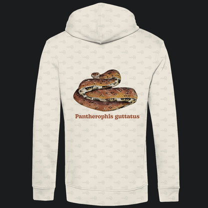 Herren Bio Hoodie mit Seitentaschen | Kornnatter  Cornsnake Pantherophis guttatus