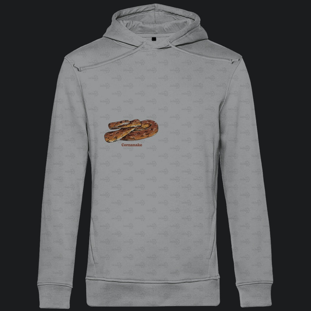 Herren Bio Hoodie mit Seitentaschen | Kornnatter  Cornsnake Pantherophis guttatus