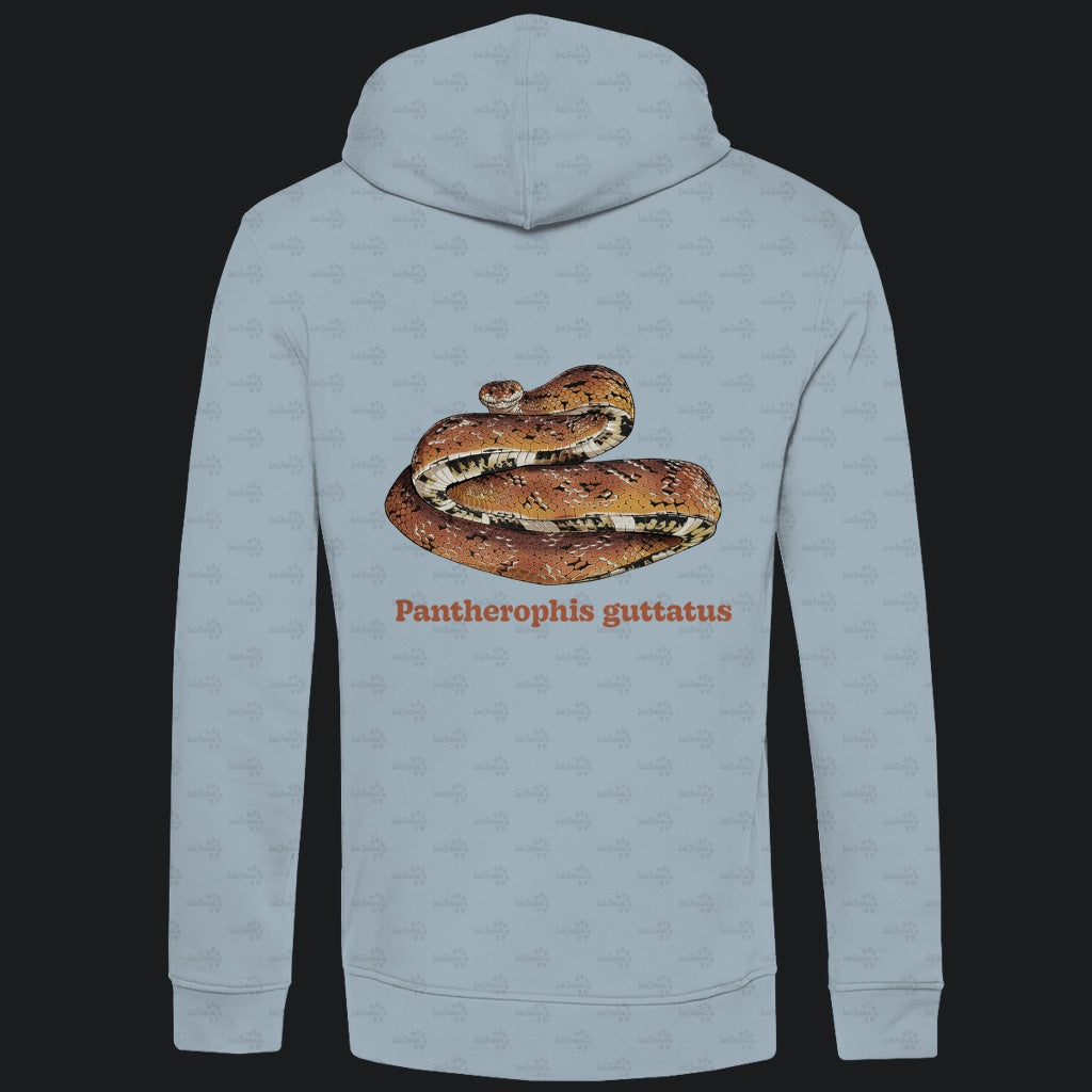 Herren Bio Hoodie mit Seitentaschen | Kornnatter  Cornsnake Pantherophis guttatus