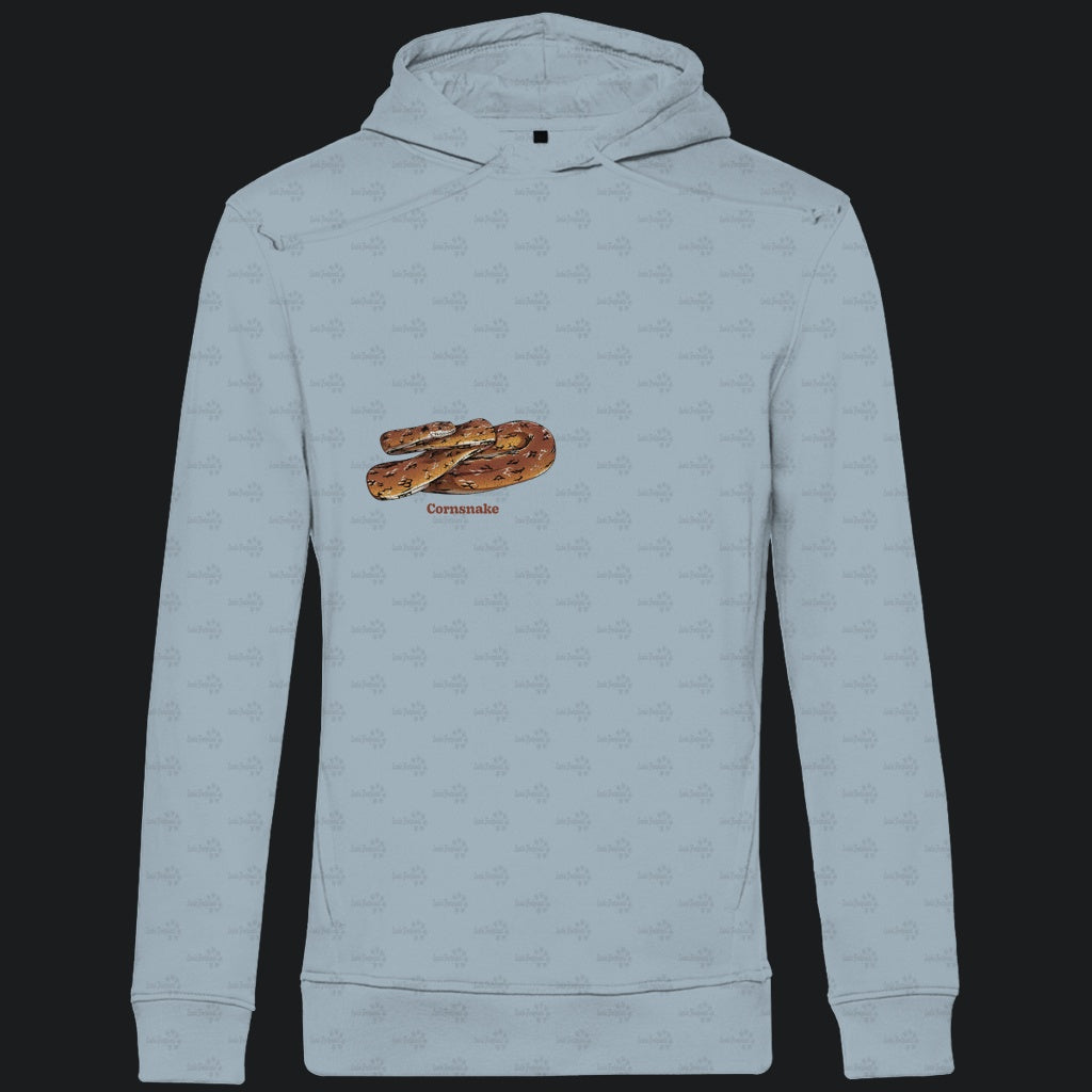 Herren Bio Hoodie mit Seitentaschen | Kornnatter  Cornsnake Pantherophis guttatus