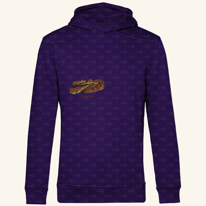 Herren Bio Hoodie mit Seitentaschen | Kornnatter  Cornsnake Pantherophis guttatus