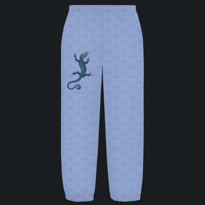 Kuschelige Unisex Sweatpants | blauer Baumwaran Varanus macraei