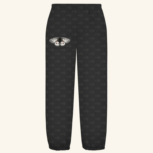 Kuschelige Unisex Sweatpants | Alpenapollo Parnassius phoebus
