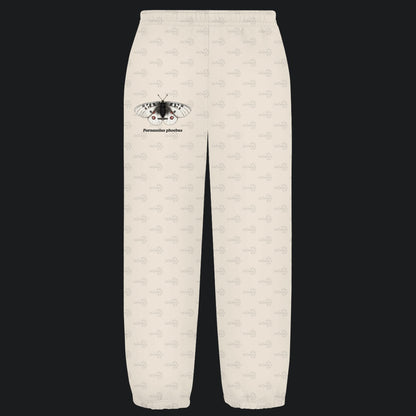 Kuschelige Unisex Sweatpants | Alpenapollo Parnassius phoebus