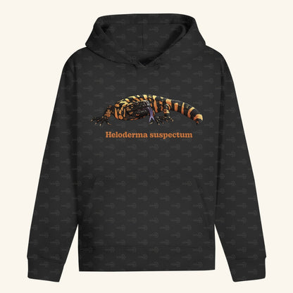 Unisex Bio Hoodie mit Bauchtasche | Krustenechse Heloderma suspectum