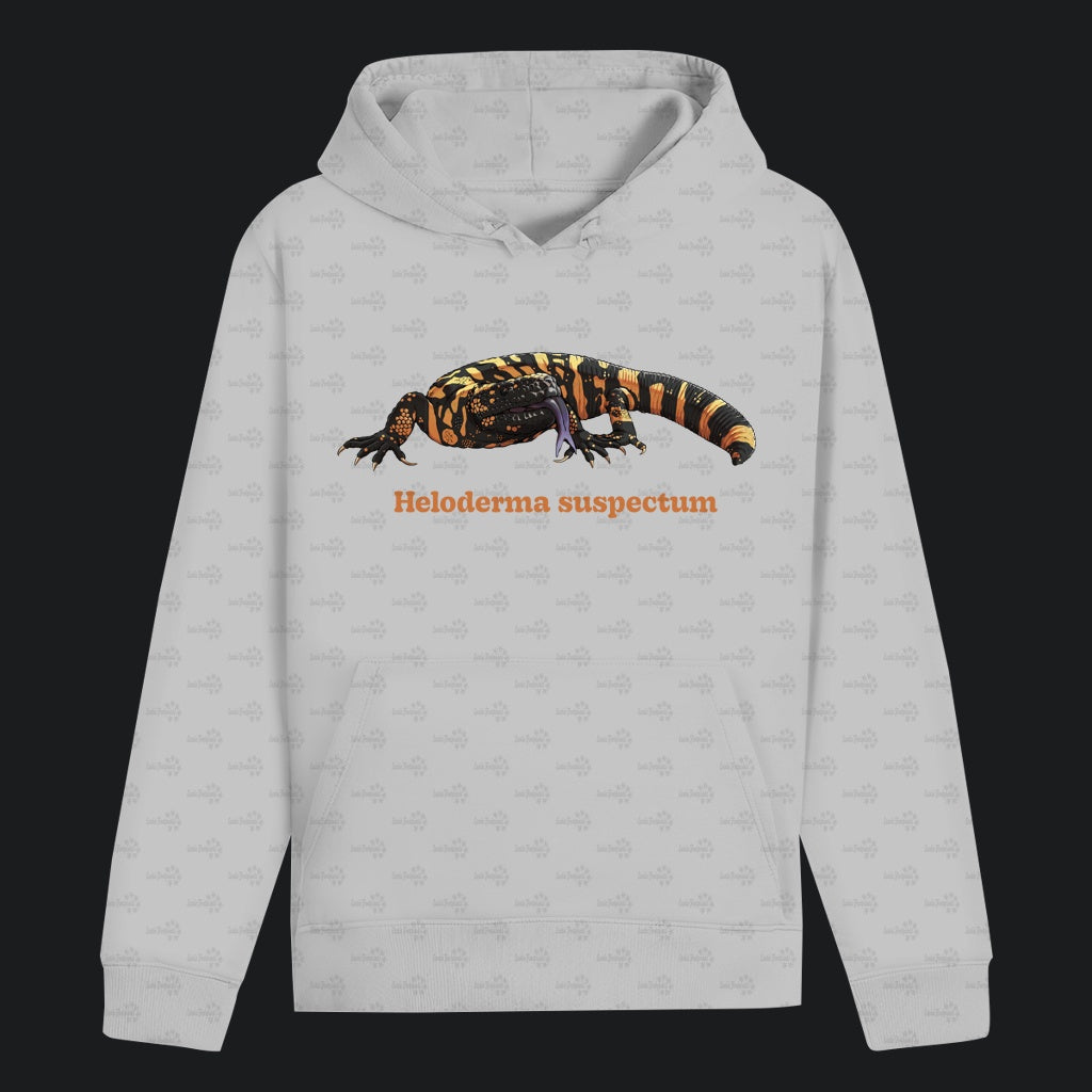 Unisex Bio Hoodie mit Bauchtasche | Krustenechse Heloderma suspectum