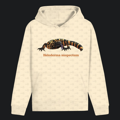 Unisex Bio Hoodie mit Bauchtasche | Krustenechse Heloderma suspectum