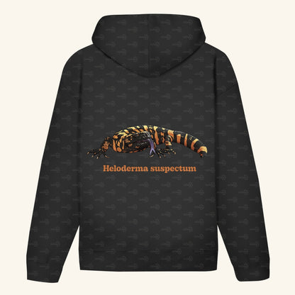 Unisex Bio Hoodie mit Bauchtasche | Krustenechse Heloderma suspectum