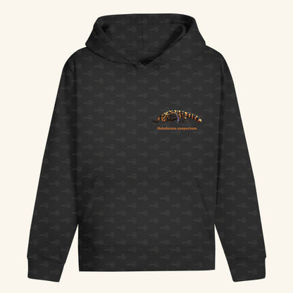 Unisex Bio Hoodie mit Bauchtasche | Krustenechse Heloderma suspectum