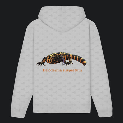 Unisex Bio Hoodie mit Bauchtasche | Krustenechse Heloderma suspectum