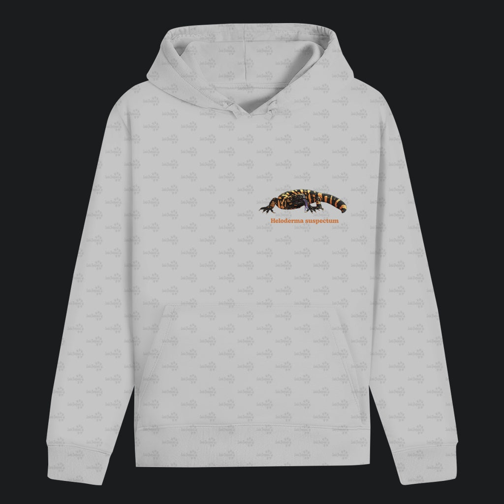 Unisex Bio Hoodie mit Bauchtasche | Krustenechse Heloderma suspectum