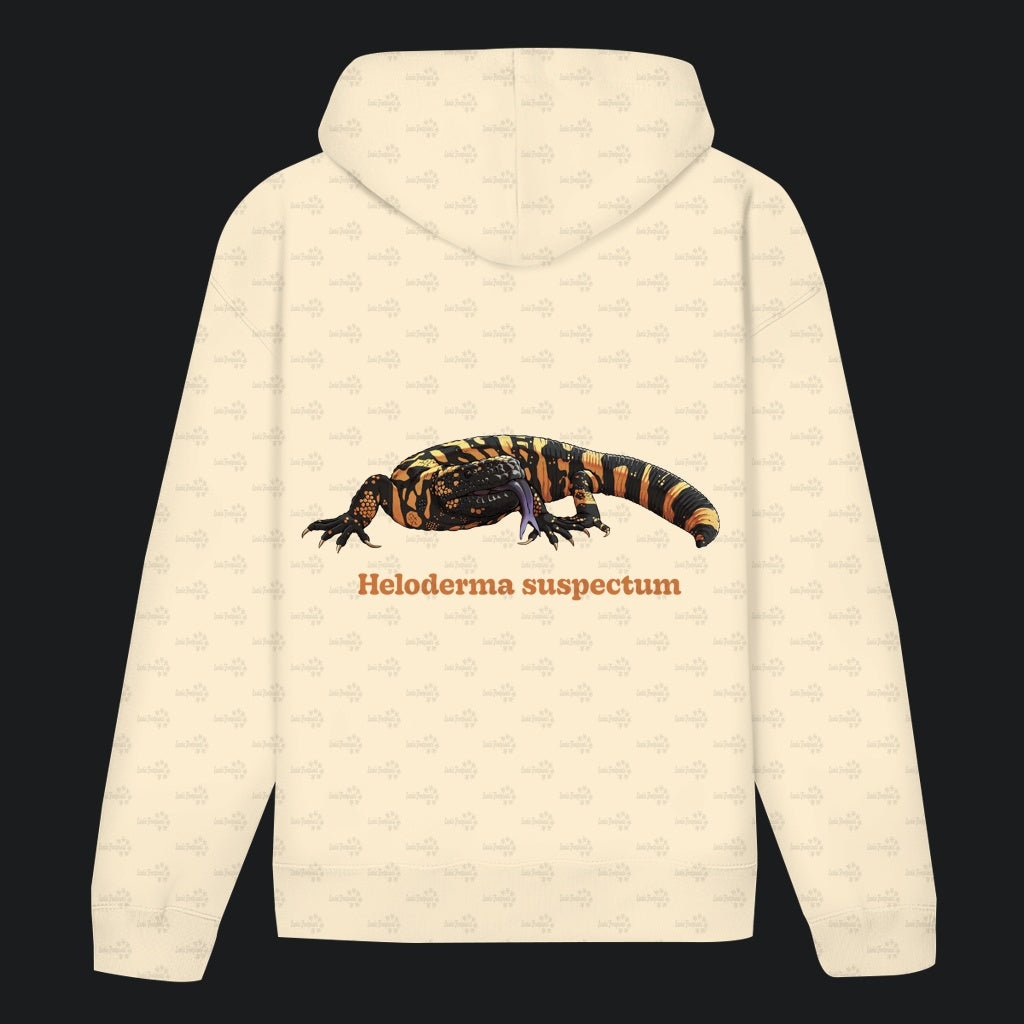 Unisex Bio Hoodie mit Bauchtasche | Krustenechse Heloderma suspectum