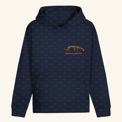Unisex Bio Hoodie mit Bauchtasche | Krustenechse Heloderma suspectum