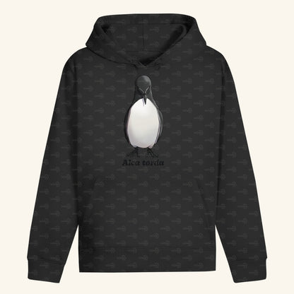 Unisex Bio Hoodie mit Bauchtasche | Tordalk Razorbill Alca torda