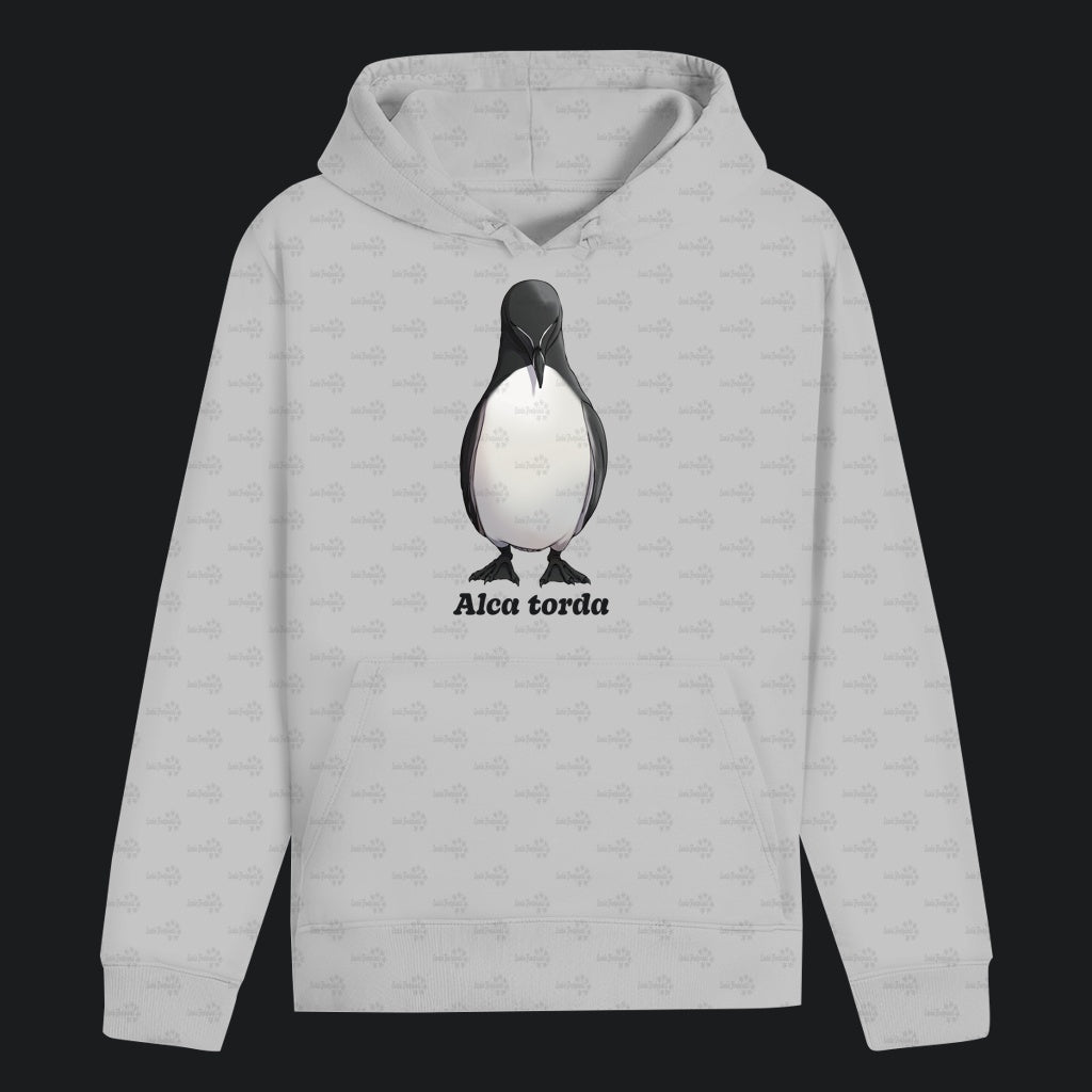 Unisex Bio Hoodie mit Bauchtasche | Tordalk Razorbill Alca torda