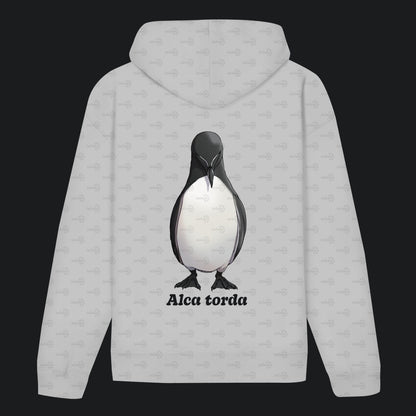 Unisex Bio Hoodie mit Bauchtasche | Tordalk Razorbill Alca torda