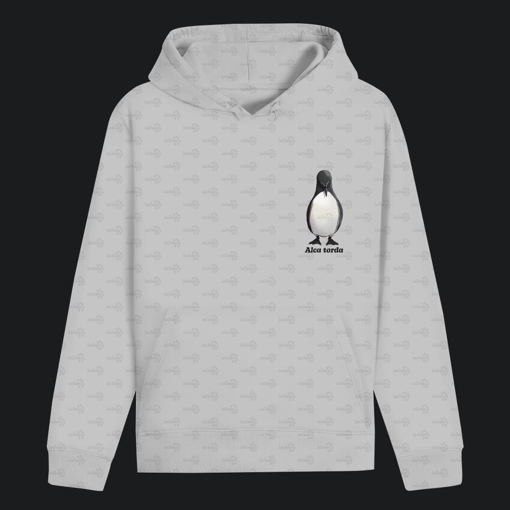 Unisex Bio Hoodie mit Bauchtasche | Tordalk Razorbill Alca torda