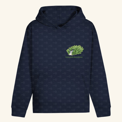 Unisex Bio Hoodie mit Bauchtasche | Blattschaf Leafsheep Costasiella kuroshimae