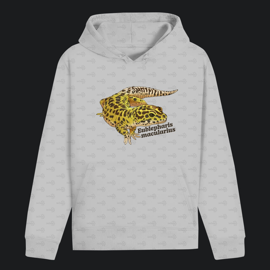Unisex Bio Hoodie mit Bauchtasche | Leopardgecko Eublepharis macularius