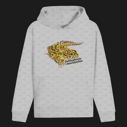 Unisex Bio Hoodie mit Bauchtasche | Leopardgecko Eublepharis macularius