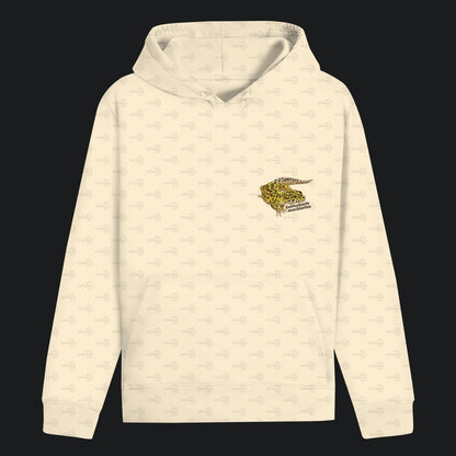 Unisex Bio Hoodie mit Bauchtasche | Leopardgecko Eublepharis macularius