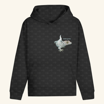 Unisex Bio Hoodie mit Bauchtasche | Tokeh Gecko Gekko gecko