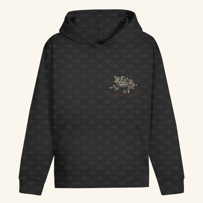 Unisex Bio Hoodie mit Bauchtasche | Vietnamesische Moosfrosch  Moosy Frog Theloderma corticale