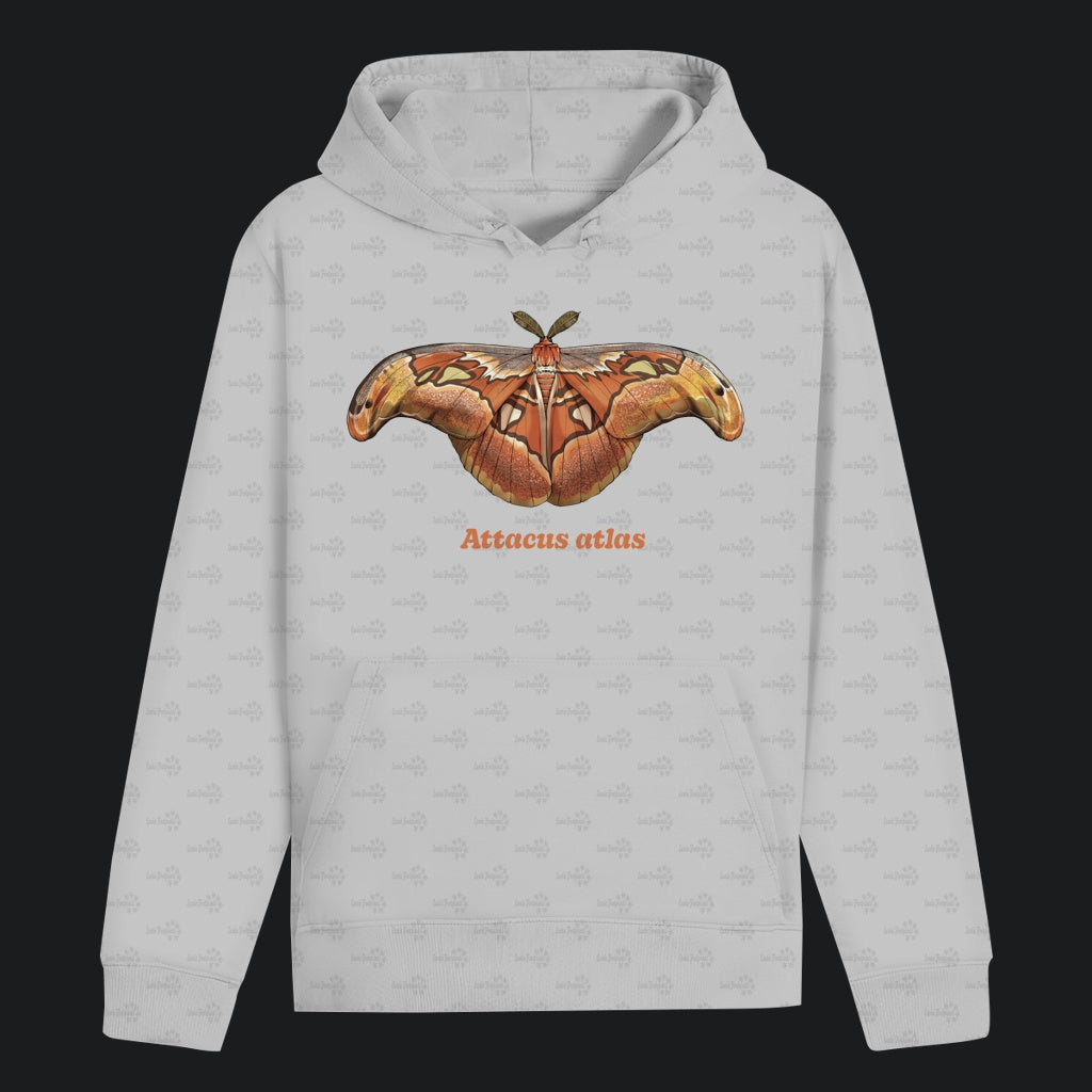 Unisex Bio Hoodie mit Bauchtasche | Atlas spinner Atlas moth attacus atlas