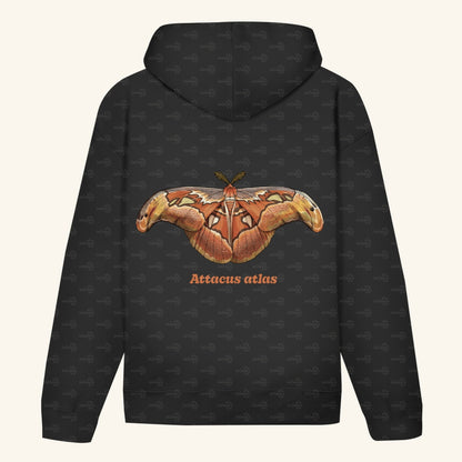Unisex Bio Hoodie mit Bauchtasche | Atlas spinner Atlas moth attacus atlas