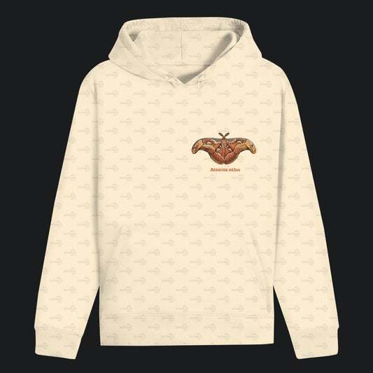 Unisex Bio Hoodie mit Bauchtasche | Atlas spinner Atlas moth attacus atlas